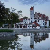 Im Bild das Schloss Basedow. (August 2014)