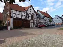 Eldagsen, Fachwerkh�user am Marktplatz (06.10.2021)