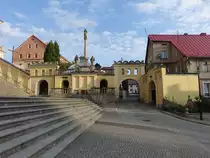 Wambierzyce / Albendorf, Mariens�ule am Maria Himmelfahrtsplatz (12.09.2021)
