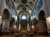 Klodzko / Glatz, barocker Innenraum der Frankziskanerklosterkirche (12.09.2021)