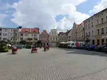 Glogowek / Oberglogau, H�user am Rynek Platz (12.09.2021)