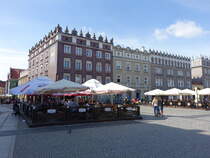 Raciborz / Ratibor, historische Gebude am Rynek Platz (12.09.2021)
