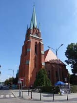 Raciborz / Ratibor, gotische Liebfrauenkirche, erbaut im 14. Jahrhundert (12.09.2021)