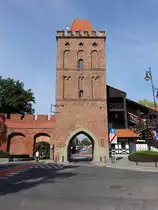 Olesnica / Oels, Breslauer Torturm, erbaut im 14. Jahrhundert (15.09.2021)