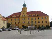 Wolow / Wohlau, Schloss Piastowski in der Radna Stra�e (15.09.2021)