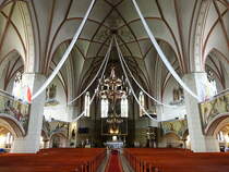 Legnica / Liegnitz, Innenraum der St. Hyacinth Kirche (15.09.2021)