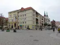 Legnica / Liegnitz, Geb�ude am Rynek Platz (15.09.2021)