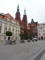 Legnica / Liegnitz, Kathedrale St. Peter und Paul, erbaut von 1329 bis 1390 (15.09.2021)
