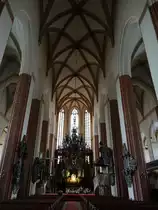 Legnica / Liegnitz, Innenraum der Kathedrale St. Peter und Paul (15.09.2021)