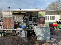 Berlin Treptow-K�penick, Kelter, Presse zur Gewinnung von Frucht- und Obsts�ften bei der Sp�th’sche Baumschule am 31. Oktober 2021.