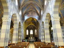 Ventimiglia, Innenraum der Pfarrkirche St. Agostino (03.10.2021)