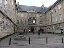 Kopenhagen, Innenhof des d�nischen Nationalmuseum in der Ny Vestergade (23.07.2021)
