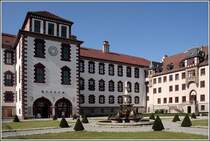 Innenhof des Schlosses Elisabethenburg in Meiningen. 12.09.2006