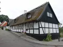 Roskilde, Fachwerkhaus in der Kirkegade Stra�e (21.07.2021)