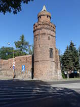 Pyrzyce (Pyritz), Baszta Sowia in der Strae 1. Mai (31.07.2021)