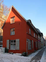 Eine kleine Huserzeile in der Altstadt von Stralsund. (Dezember 2014)