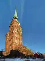 Die  Nikolaikirche in Stralsund  wurde im Jahr 1276 erstmals urkundlich erw�hnt. (Dezember 2014)