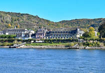 Unkel - Freiligrathhaus und Pax-Gstehaus am Rheinufer in Unkel - 24.10.2021