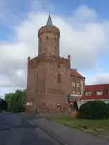 Kamien Pomorski / Cammin, gotisches Wolliner Tor, erbaut im 13. Jahrhundert (01.08.2021)
