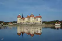 Das Schloss Moritzburg war das barocke Jagd- und Lustschloss von August dem Starken. (April 2014)