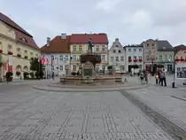 Darlowo / Rgenwalde, Huser am Plac Tadeusza Kosciuzski (01.08.2021)