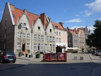 Gdansk / Danzig, Huser in der Orgarna Strae (02.08.2021)