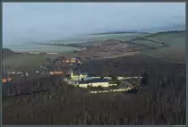 Auf dem Hhenzug Huy nrdlich des Harzes liegt das Benediktinerkloster Huysburg. In der Nhe liegt auch der Ortsteil Rderhof, der einst einer der Haupthfe des Klosters war. (22.12.2021)