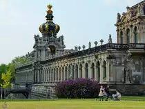 Der Zwinger in Dresden entstand ab 1709 als Orangerie und Garten sowie als repr�sentatives Festareal. (April 2014)