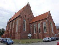 Elblag / Elbing, Pfarrkirche St. Marien, erbaut im 1246, frhere Dominikanerkirche (03.08.2021)