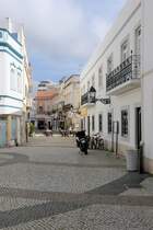 OLHO (Concelho de Olho), 05.02.2020, Blick in die Rua do Comrcio