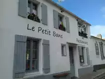 Le Petit Banc, am 24.09.2019. Ein von einem sehr sympatischen Paar gef�hrtes Restaurant auf der Insel Noirmoutier an der franz�sischen Atlantikk�ste.