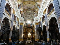 Swieta Lipka / Heiligelinde, barocker Innenraum der Wallfahrtskirche (04.08.2021)