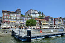 Der Stadthafen in Porto wird hauptschlich fr touristische Ausflge genutzt. (Mai 2013)