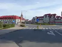 Ketrzyn / Rastenburg, Geb�ude am Plac Jana Pawla II. (04.08.2021)