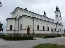 Suwalki, Pfarrkirche St. Peter und Paul, erbaut bis 1900 als Kirche der 5. Sch�tzenbrigade (04.08.2021)
