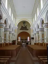 Suwalki, Innenraum der Pfarrkirche St. Peter und Paul Kirche (04.08.2021)