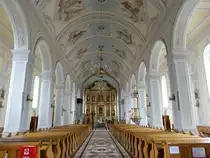 Suchowola, Innenraum der Pfarrkirche St. Petrus und Paulus (04.08.2021)