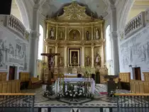 Suchowola, Hochaltar in der St. Petrus und Paulus Kirche (04.08.2021)