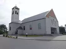 Ostrow Mazowiecka, Pfarrkirche der g�ttlichen Vorsehung, erbaut von 2010 bis 2012 (05.08.2021)