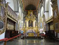 Pultusk, Hochaltar in der Stiftskirche Maria Verk�ndigung (05.08.2021)