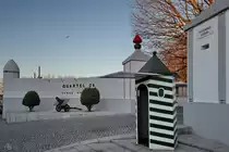 Die Zufahrt zur Serra do Pilar-Kaserne (Quartel da Serra do Pilar) in der Innenstadt von Porto. (Januar 2017)