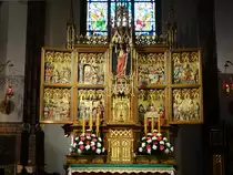 Olsztyn / Allenstein, neugotischer Hochaltar in der St. Jakobus Kirche (05.08.2021)