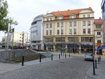 Olsztyn / Allenstein, Huser am Plac Jana Pawla II. (05.08.2021)