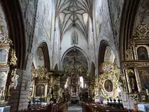 Nowe Miasto Lubawskie / Neumarkt, Innenraum der Pfarrkirche St. Thomas (06.08.2021)
