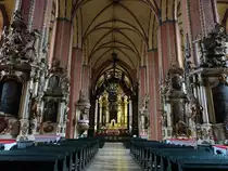 Chelmno / Kulm, barocke Alt�re in der St. Marien Kirche (06.08.2021)