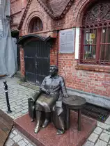 Torun / Thorn, Elzbieta Zawacka Denkmal in der Podmurna Stra�e (06.08.2021)