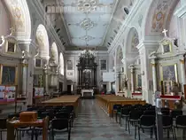 Plock, Innenraum der Pfarrkirche St. Bartholom�us (07.08.2021)