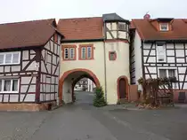 Wenings, Burgtor von 1535 in der Burgstra�e (30.10.2021)