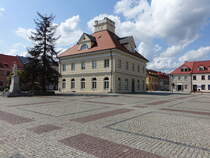 Leczyca / Lentschtz, Rathaus am Plac Tadeusza Kosciuszki (07.08.2021)