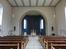 Reipoltskirchen, Innenraum der Pfarrkirche St. Johannes Nepomuk, erbaut 1880 (15.05.2021)